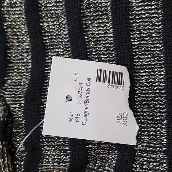 Stitches & Stripes Black & Gold Cardigan Size XL NWT * - Picture 11 of 11
